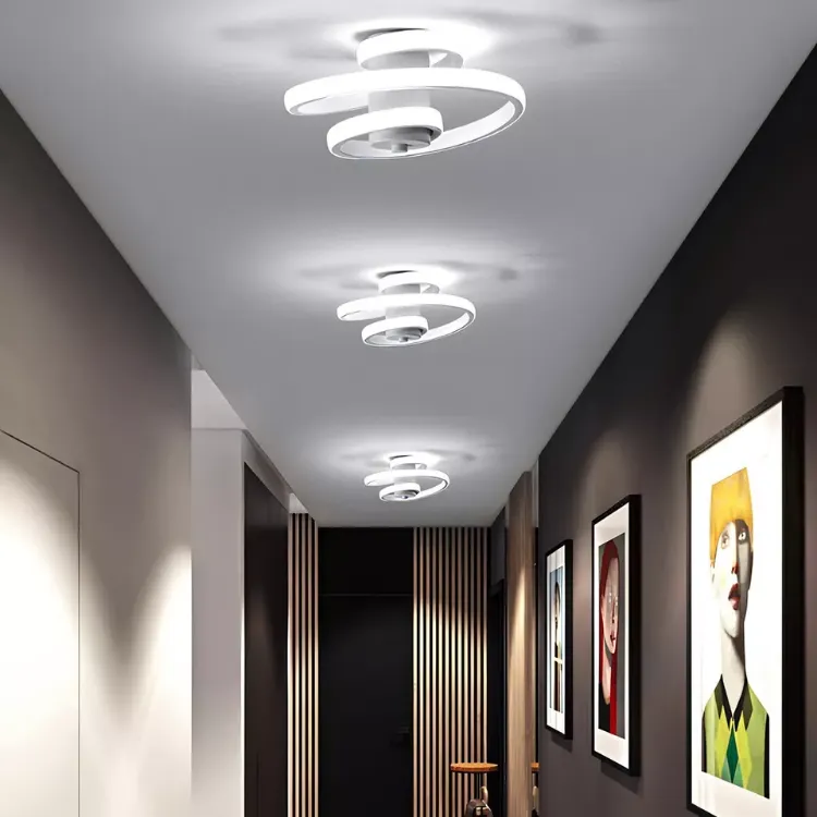 Picture of Modern LED Ceiling Light – Sleek Ring Chandelier for Living Room & Bedroom