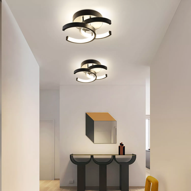 Modern LED ceiling fixture for bedroom, kitchen, and corridor