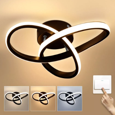 Show details for 24W LED Lamp Ceiling Light Modern Chandelier Living Room Bedroom Pendant Chic Light Picture of 24W LED Lamp Ceiling Light Modern Chandelier Living Room Bedroom Pendant Chic Light