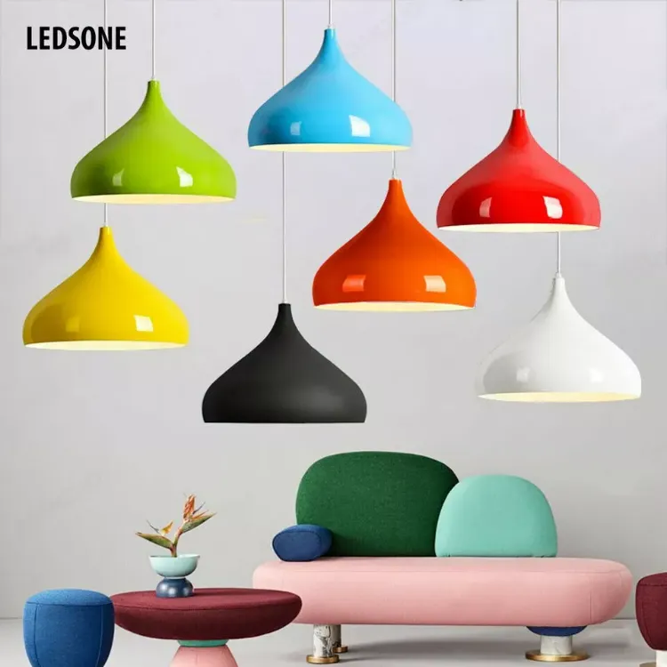 Picture of Modern Retro Ceiling Pendant Light Hanging Chandelier Lamp Shade for Home & Dining