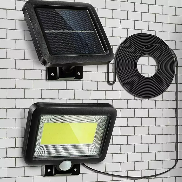 Picture of 100 LED Solar Wall Light - PIR Motion Sensor, IP65 Waterproof, Outdoor Security Light, Street Lamp