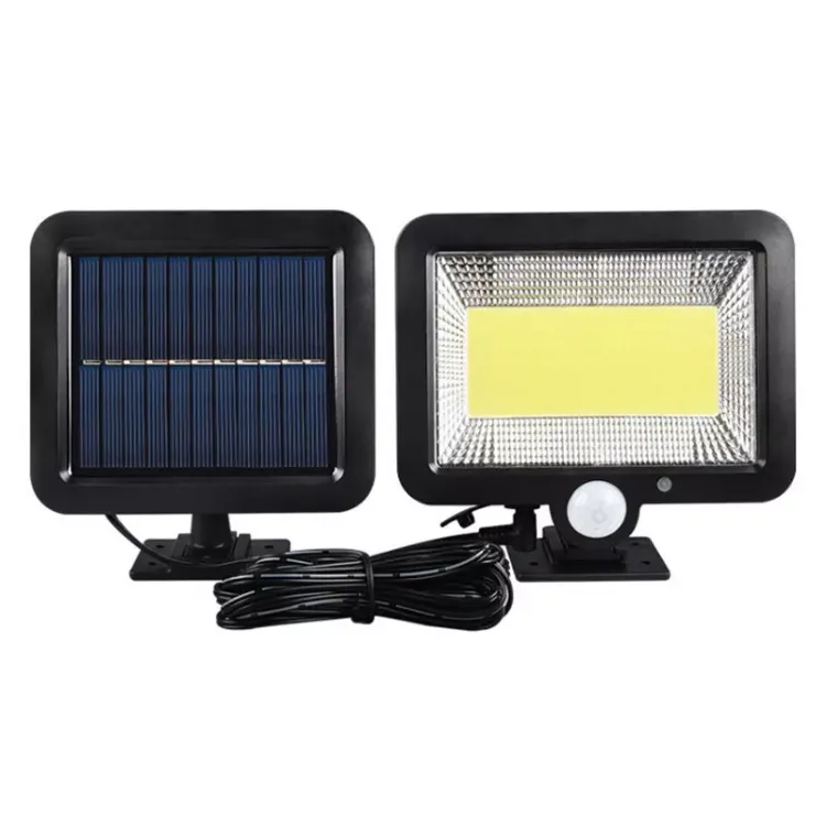 Picture of 100 LED Solar Wall Light - PIR Motion Sensor, IP65 Waterproof, Outdoor Security Light, Street Lamp