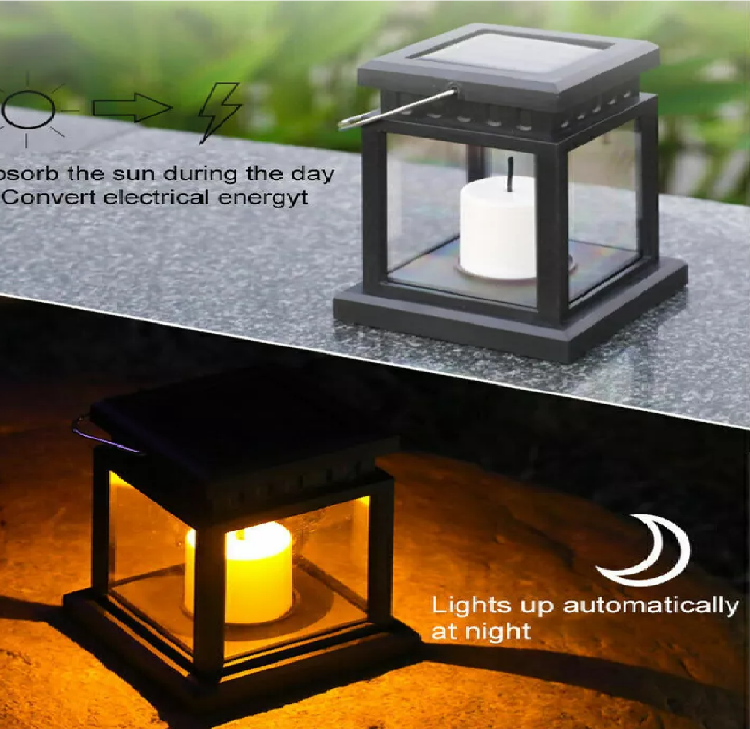 Picture of  LED Lantern  Solar Light - IP44 Waterproof, Hanging Outdoor Light, Solar-powered, eco-friendly, Classic Style