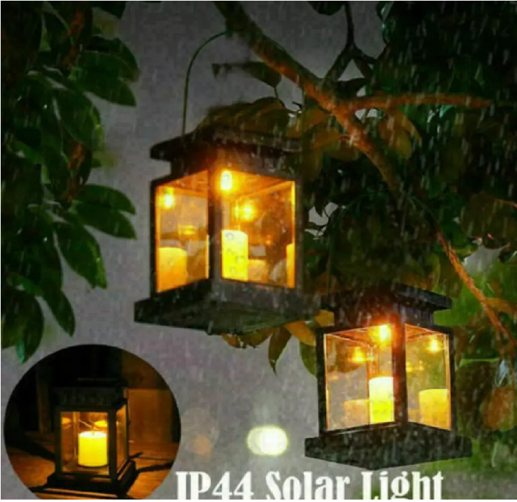 Picture of  LED Lantern  Solar Light - IP44 Waterproof, Hanging Outdoor Light, Solar-powered, eco-friendly, Classic Style