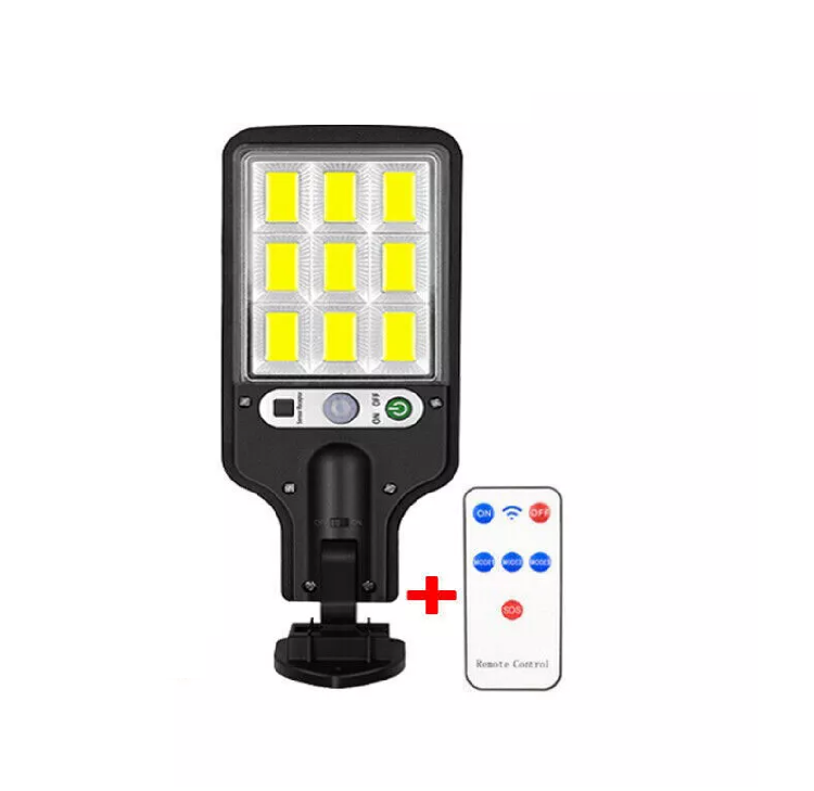 Solar-Powered 6000W LED Wall Light with Motion Sensor for Outdoor Security