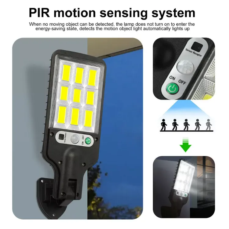 High-Powered Solar Motion Sensor LED Light for Driveways and Perimeter