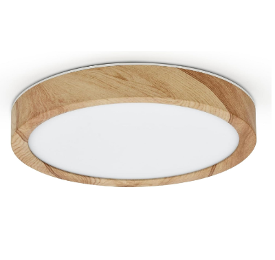 Show details for 12W LED Ceiling Light, Wood Grain Flat Small Round Nordic Flush Ceiling Light for Bedroom Living Room Kitchen Bathroom Lights Picture of 12W LED Ceiling Light, Wood Grain Flat Small Round Nordic Flush Ceiling Light for Bedroom Living Room Kitchen Bathroom Lights