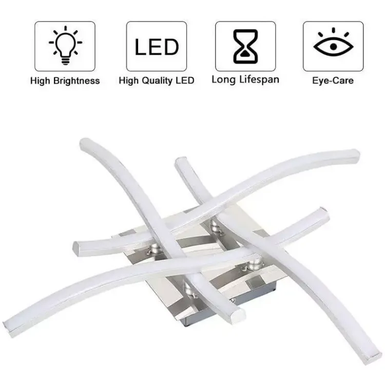 24W dimmable LED ceiling fixture with warm to cool white light