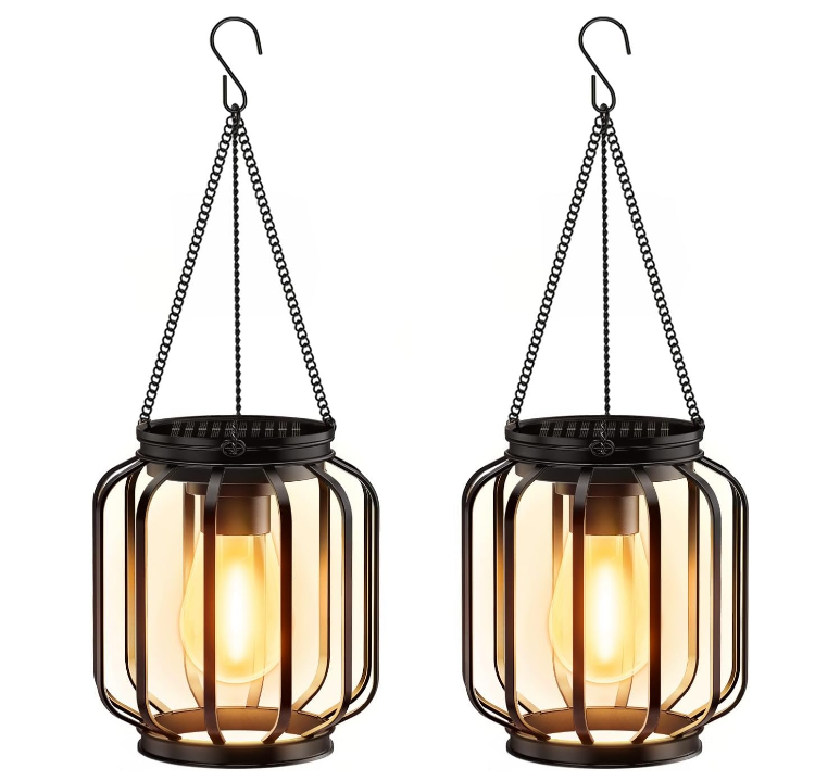 Picture of Lantern Solar Light - IP65 Waterproof, Hanging Outdoor Light, Solar-powered, Auto On/Off