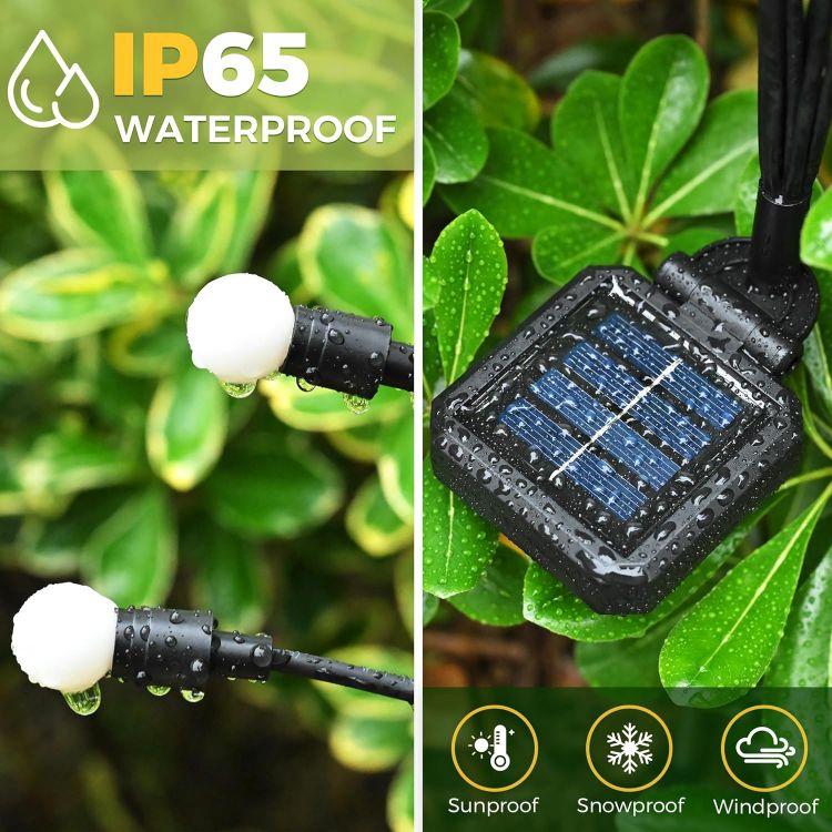 Picture of 60 LED Firefly Garden Light  - Solar Powered, IP65 Waterproof, Outdoor Light, Light Sensor