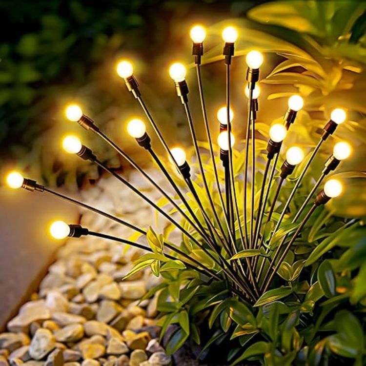 Picture of 60 LED Firefly Garden Light  - Solar Powered, IP65 Waterproof, Outdoor Light, Light Sensor