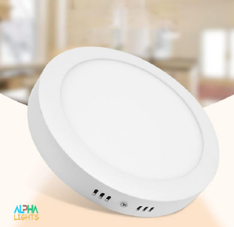 Natural white LED flush ceiling lamp for hallway and corridor