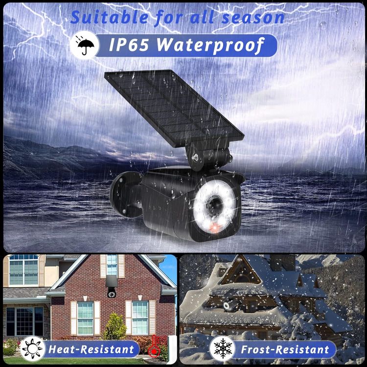 Picture of 1000LM Solar Security Light - PIR Motion Sensor, IP65 Waterproof, Dummy Camera Design