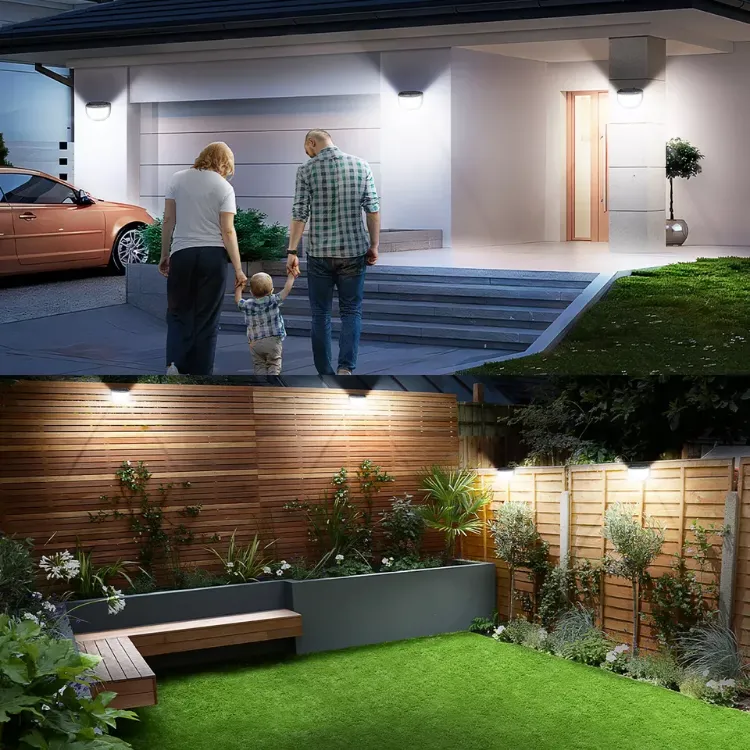 Picture of 198 LED Solar Wall Light - Motion Sensor, Ultra-Bright, IP65 Waterproof, Rechargeable