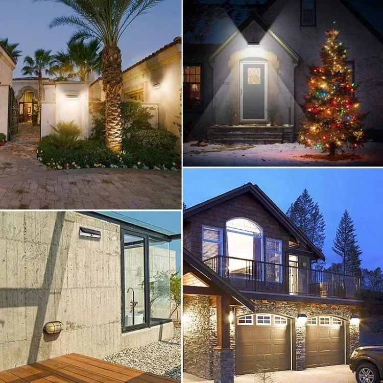 Picture of 118 LED Solar Wall Light - Motion Sensor, Ultra-Bright, IP65 Waterproof, Outdoor Security Light, Solar-Powered