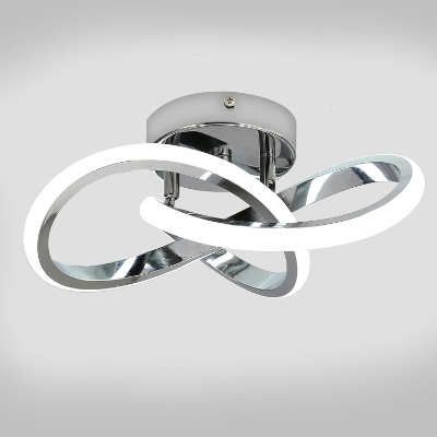 Show details for 22W LED Ceiling Lamp, Elegant Silver Light Fixture, 6000K Cold White, Modern Flush Mount for Hallway, Entryway Picture of 22W LED Ceiling Lamp, Elegant Silver Light Fixture, 6000K Cold White, Modern Flush Mount for Hallway, Entryway