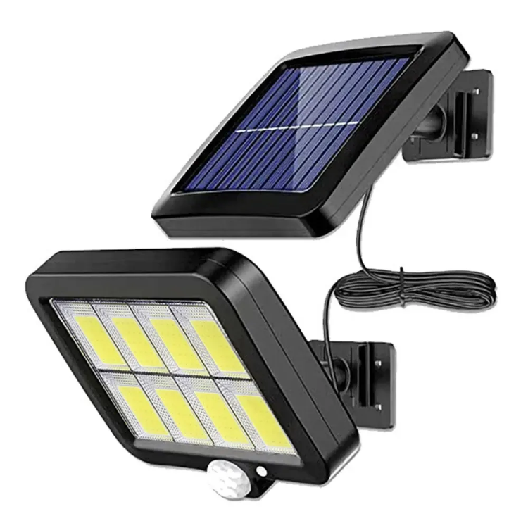 Picture of Solar Power PIR Motion Sensor Wall Light LED Outdoor Garden Security Flood Lamp