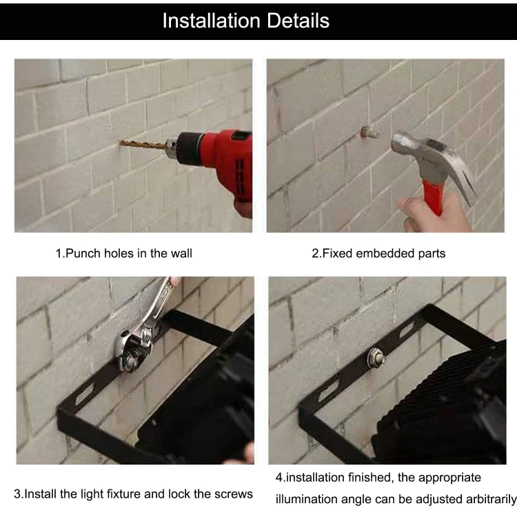 Picture of LED Floodlight with Motion Sensor  20W PIR Outdoor Security Light  Waterproof & Energy Efficient
