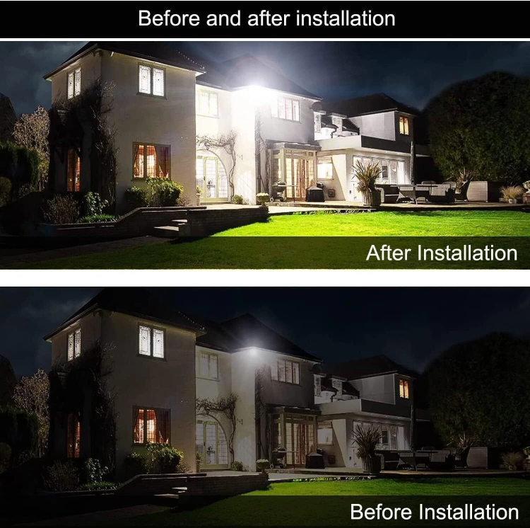 Picture of LED Floodlight with Motion Sensor  20W PIR Outdoor Security Light  Waterproof & Energy Efficient