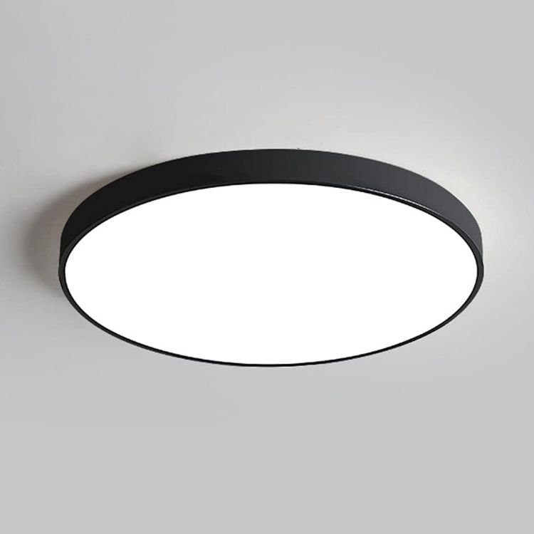 Picture of 48W Black Round LED Panel Flush Mount Ceiling Light