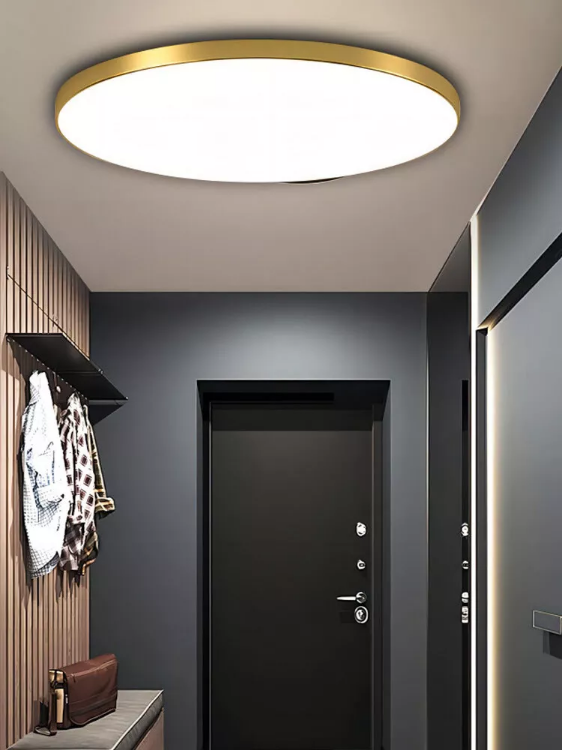 Picture of Gold LED Ceiling Light, 18W 6500K Natural White Ceiling Lights, 3240LM Round Ceiling Lights