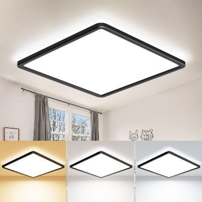 Show details for LED Ceiling Light, 3000K/4000K/6500K 3 Color Temperature, IP44 Waterproof Bathroom Light, Modern Square LED Ceiling Light Picture of LED Ceiling Light, 3000K/4000K/6500K 3 Color Temperature, IP44 Waterproof Bathroom Light, Modern Square LED Ceiling Light