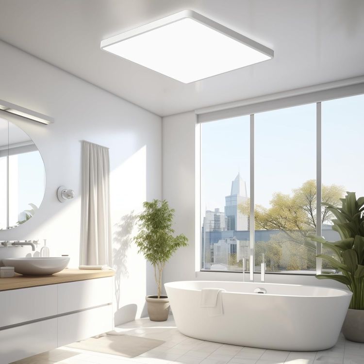Picture of 36W LED Ceiling Light, 3240LM Waterproof Bathroom Lights Ceiling, Super Bright 6500K Daylight White