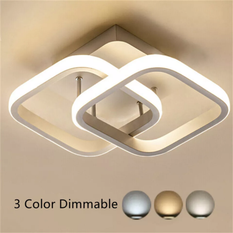 Picture of LED Ceiling Light – Tricolour Dimmable Fixture for Stylish Bedrooms and Living Spaces