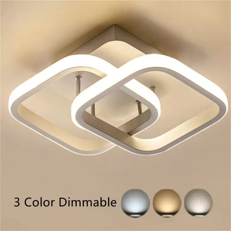 Picture of LED Ceiling Light – Tricolour Dimmable Fixture for Stylish Bedrooms and Living Spaces