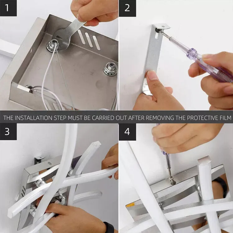 Energy-efficient A++ LED ceiling light with soft, glare-free illumination
