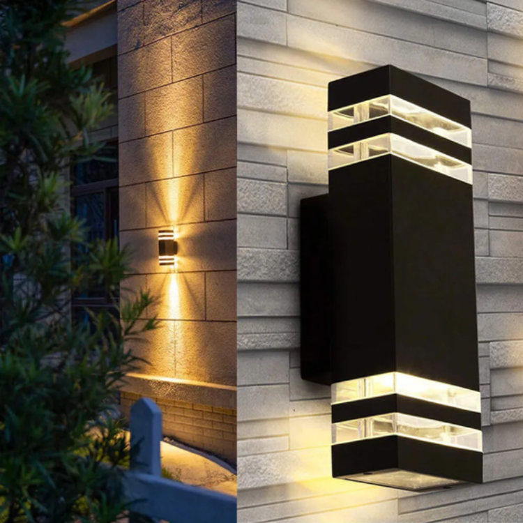 Picture of Outdoor Wall Lights Mains Powered, IP67 Waterproof Up Down Outside Lights, Modern LED GU10 External Lighting Exterior Wall Lamp