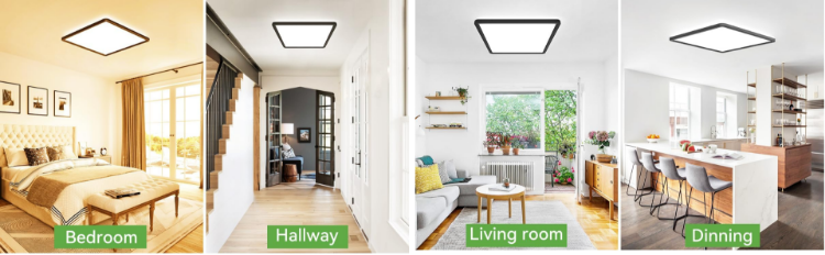 Picture of Super Thin Bathroom Light Ceiling, LED Bathroom Ceiling Lights, 2400LM Ceiling Light