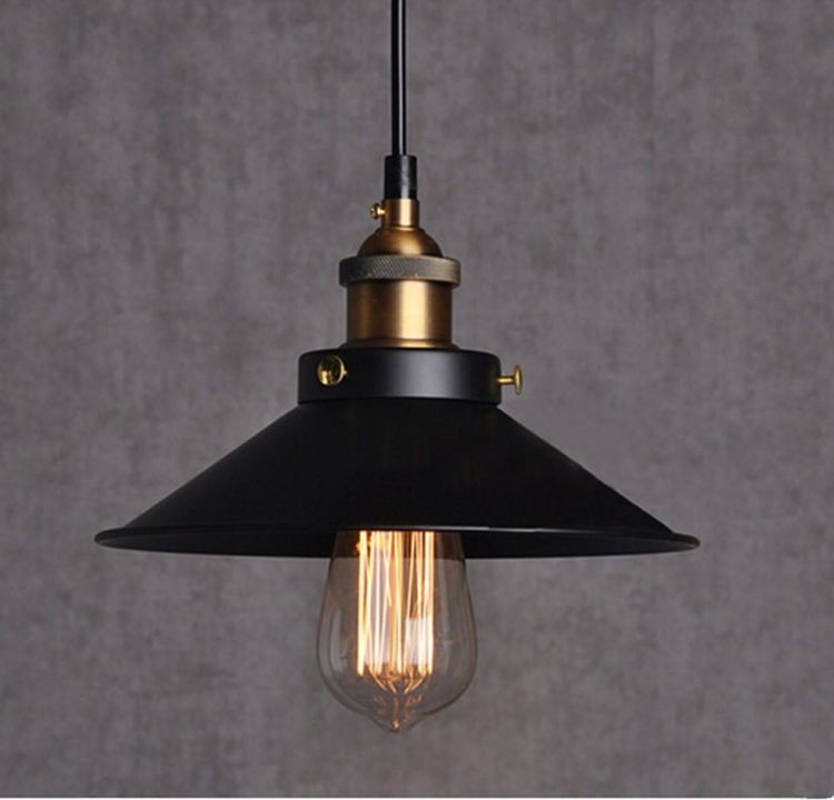 Picture of LED Modern Ceiling Pendant Light - Industrial Vintage Hanging Lamp with E27 Base for Dining Room, Kitchen, Bar, and Cafe Decor