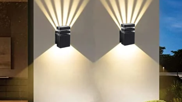 Picture of Outdoor Wall Lights - LED Outside Wall Light, Aluminum Outdoor Wall Lamp, IP54 Up Down Outside Lights Exterior Wall Sconce