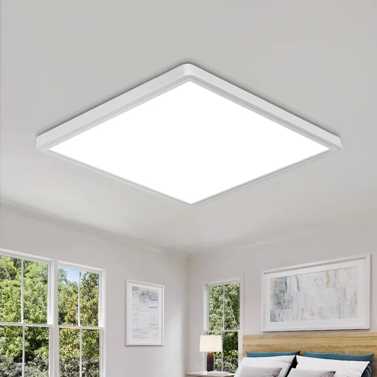 Picture of 36W 30CM LED Ceiling Lights, 3240LM Waterproof Bathroom Light, Super Bright 6500K Daylight White, Modern Square Flush Mounted Lighting Fixture for Kitchen Hallway Living Room Bedroom Office
