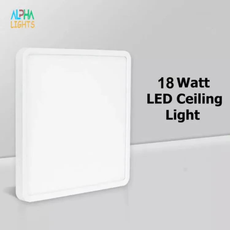 Picture of 36W 30CM LED Ceiling Lights, 3240LM Waterproof Bathroom Light, Super Bright 6500K Daylight White, Modern Square Flush Mounted Lighting Fixture for Kitchen Hallway Living Room Bedroom Office