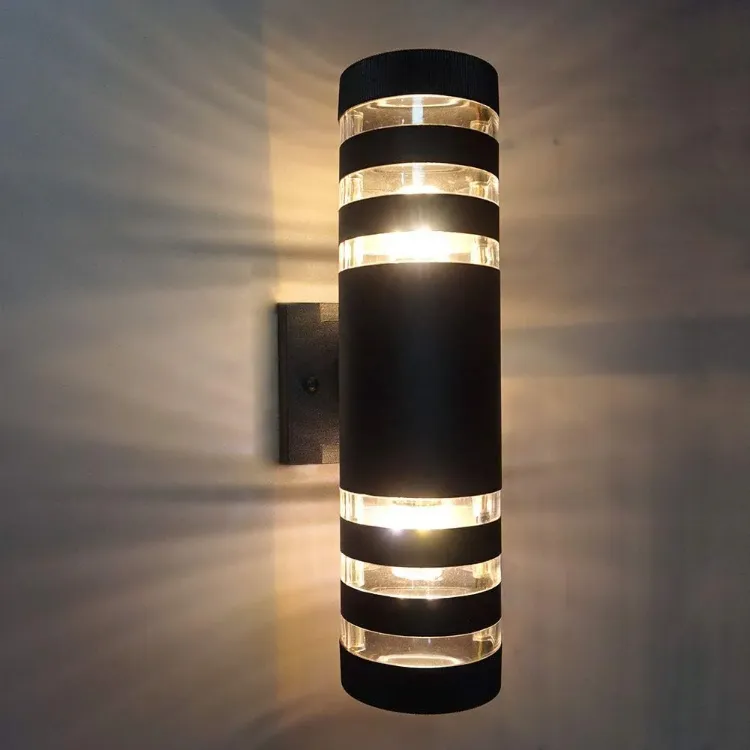 Picture of Outdoor Wall Lights Mains Powered, IP67 Waterproof Up Down Outside Lights, Modern LED E27 External Lighting Exterior Wall Lamp