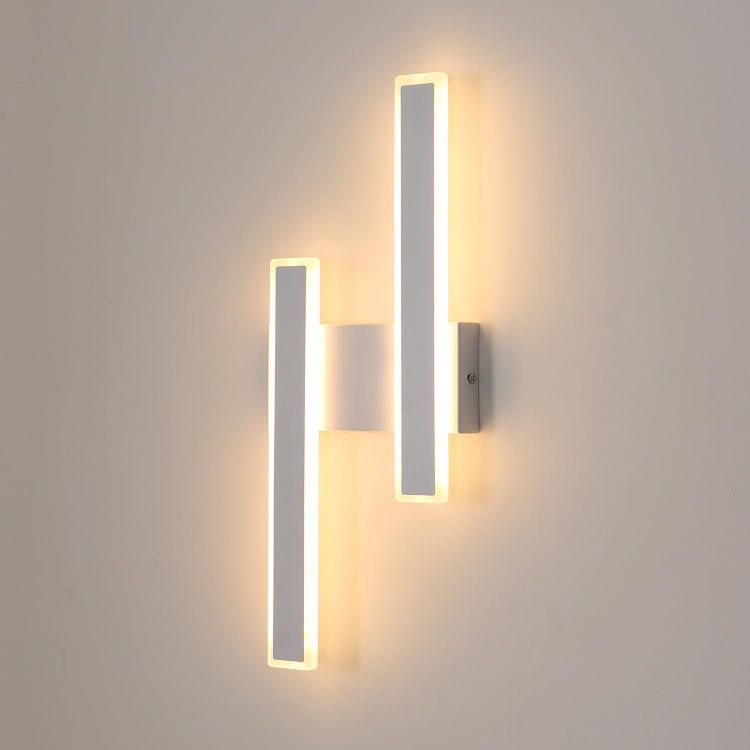 Modern Two-Head LED Wall Lamp – Warm White 3000K