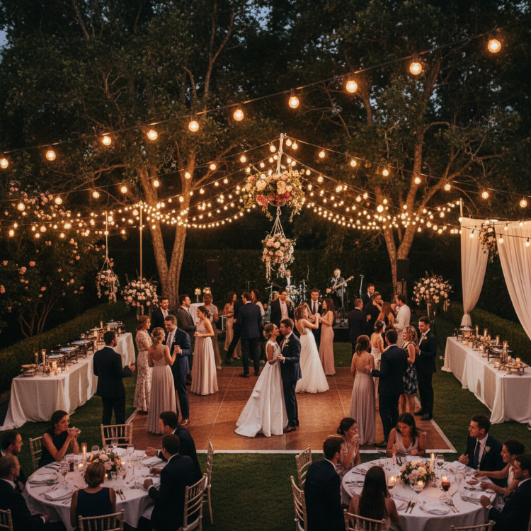 Picture of Festoon Lights Mains Powered, 48FT LED S14 Garden Lighting with 15 Bulbs, Shatterproof LED Bulbs