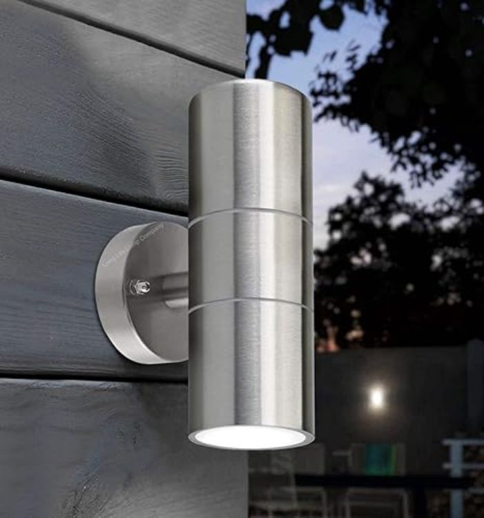 Stainless Steel Up Down Wall Light for Outdoor Patio and Garden