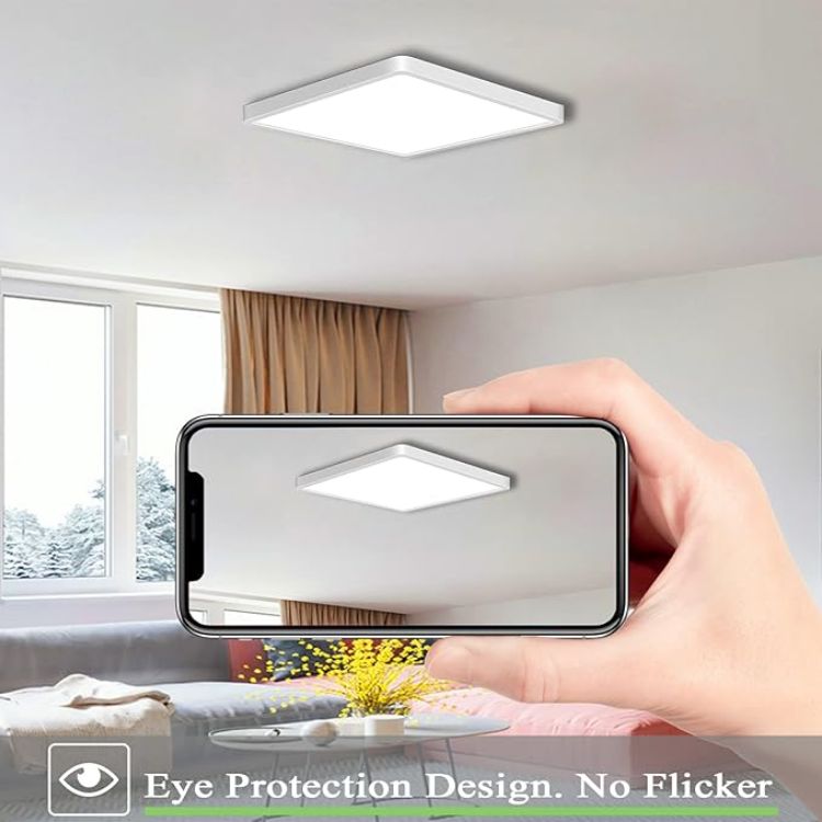 Modern 6500K Daylight LED Ceiling Fixture IP44