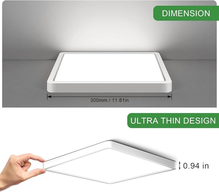 Energy-Saving LED Ceiling Light for Home and Office