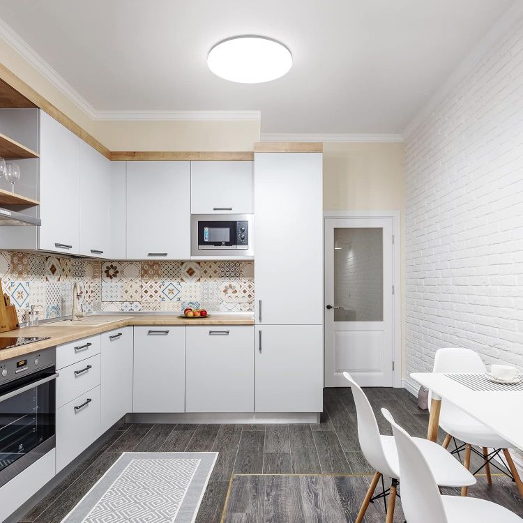 Picture of Modern Round 24W LED Ceiling Light – Energy-Efficient Flush Mount for Home Interiors , Stairs & Hallways 