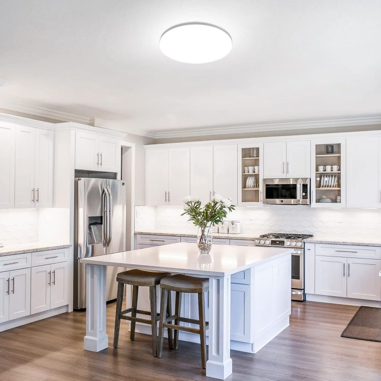 Indoor 24W LED Flush Ceiling Light for Bathrooms & Hallways