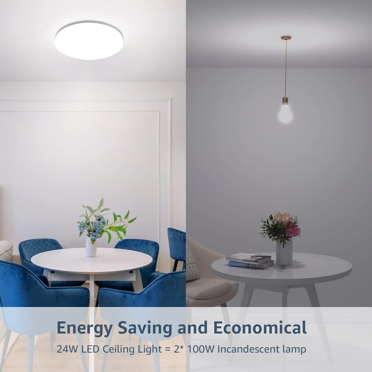 Energy Efficient 24W LED Ceiling Lamp for Home