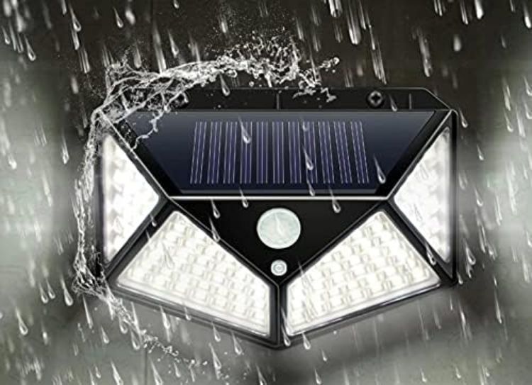 Solar Powered Garden Light with Motion Sensor