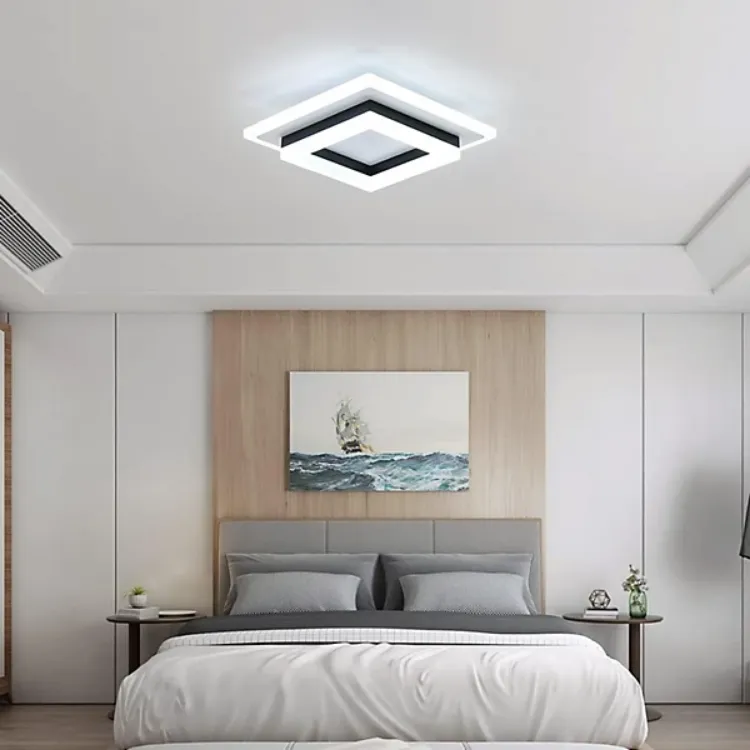 Flush mount 24W LED ceiling light for home interiors