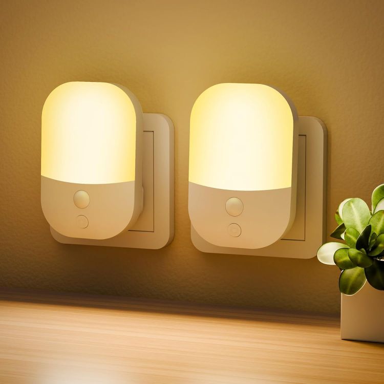 Energy-Saving Plug-in Night Light with 5 Brightness Levels