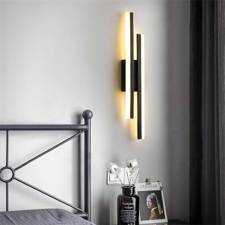Stylish acrylic LED wall sconce for bedroom and hallway