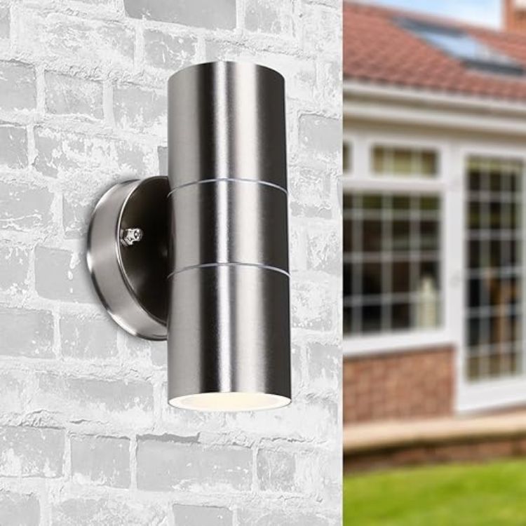 Stainless Steel Exterior Up Down Light Fixture for Home Facades